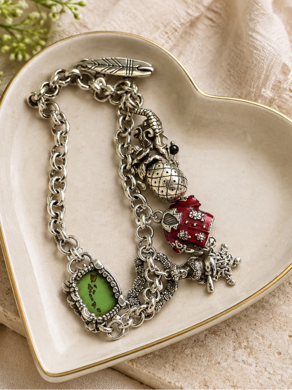 Brighton Silver Hawaii Charm Bracelet - Picture 3 of 3